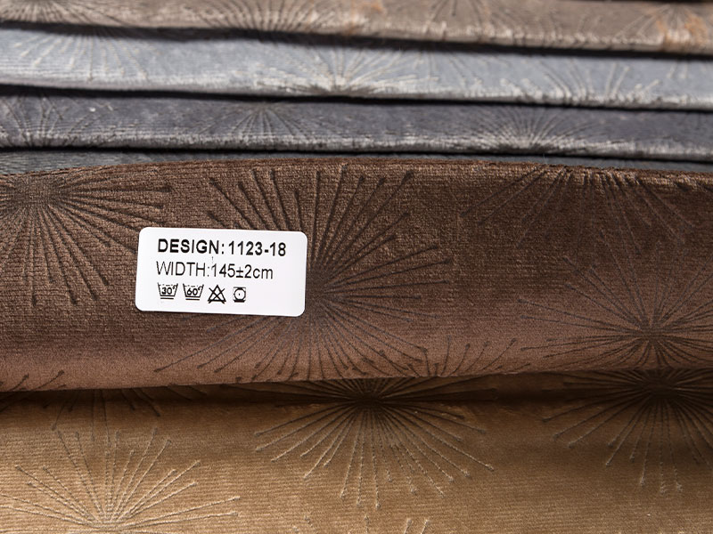 의류, 액세서리 및 가정 장식을위한 세련된 청동 벨벳 직물