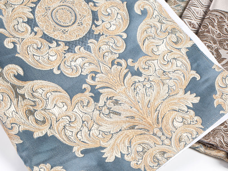 원사 염색 된 Jacquard Fabric- 실내 장식 및 휘장에 적합합니다.