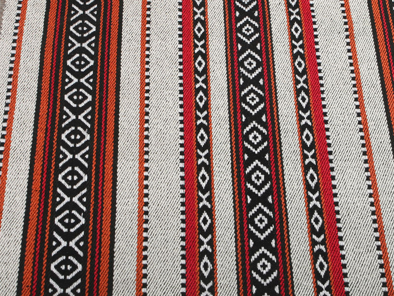 방수 내구성 100% 폴리 에스테르 색상 직조 스트라이프 직물