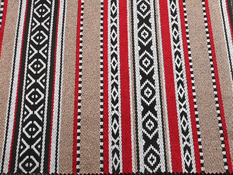 방수 내구성 100% 폴리 에스테르 색상 직조 스트라이프 직물