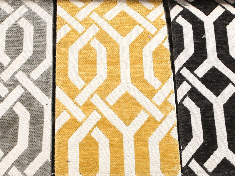 소파 베개 소파 의자 커버 MDN972를위한 Chenille Jacquard Ubholstery 직물