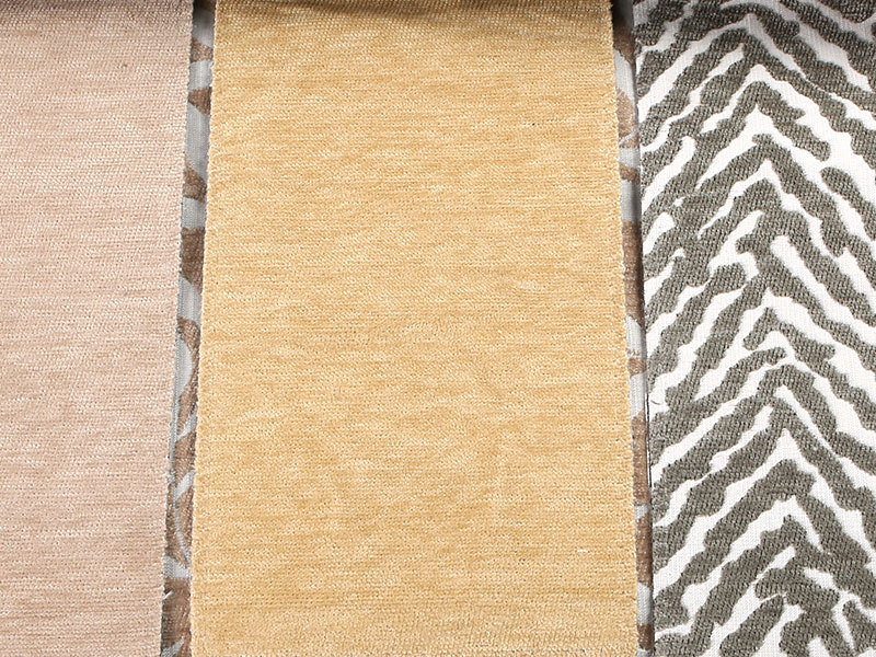 플로럴 패턴 Jacquard Chenille 커튼 소파 장식 직물 MDN975
